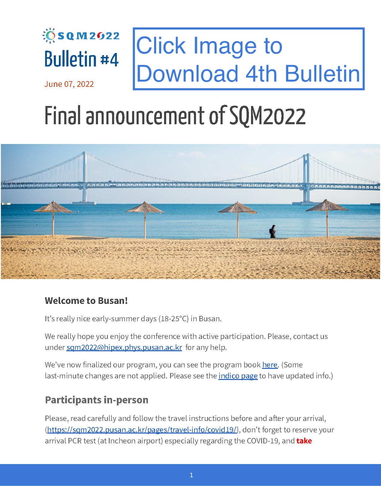 Click here to download 3rd bulletin